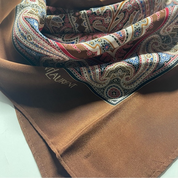 YvesSaintLaurent Vintage Silk Scarf - Picture 3 of 9